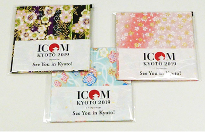 ICOM 2019 Kyoto プロモーション用ノベルティ作製